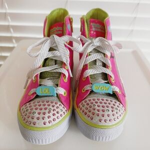 Skechers Twinkle Toes Pop Princess Smile Face Size US 2
